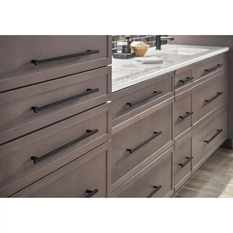 Purchasing vanity cabinet hardware at French Creek Designs in Casper, Wyoming