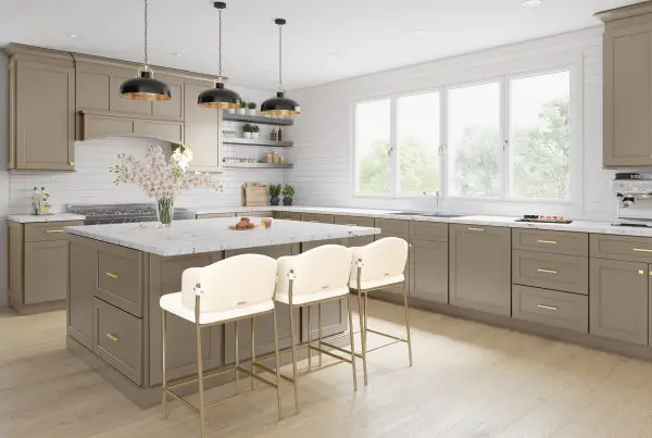Fabuwood Allure Galaxy Oyster Kitchen Design