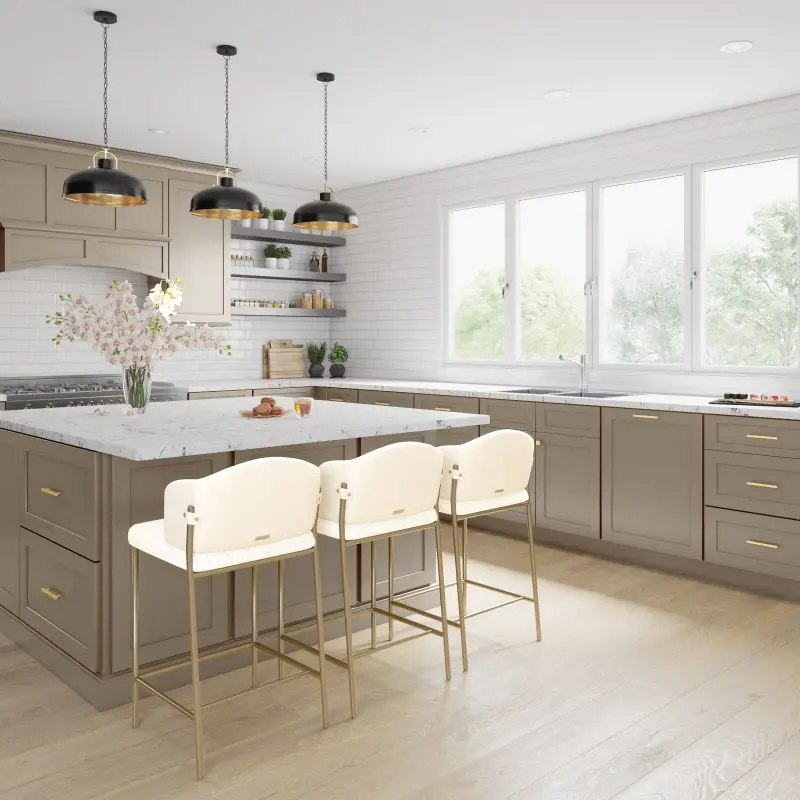 Fabuwood Allure Galaxy Oyster Kitchen Design
