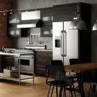 Shop Woodland Rustic Farmstead Oak Patina Stone Finish at French Creek Designs in Casper, Wyoming Kitchen Cabinets, Cabinetry