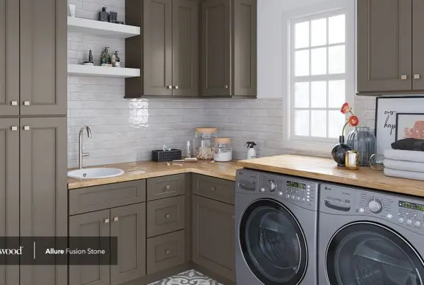 Shop Fabuwood Allure Fusion Cabinets at French Creek Designs Cabinet Department in Casper, Wyoming | Fusion Stone Cabinets