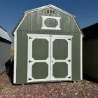 10×12 Coastal Sage Painted Lofted Barn Shed For Sale at French Creek Designs Shed Sales, Casper, Wyoming