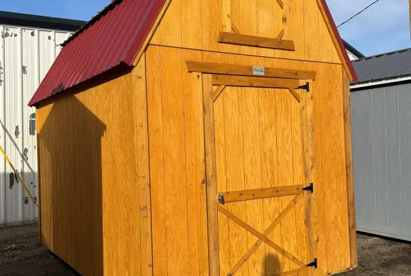 8×12 Lofted Barn Shed Untreated For Sale at French Creek Designs Shed Sales in Casper, WY