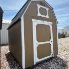 Shed For Sale 8×12 Buckskin Painted Lofted Barn at French Creek Designs in Casper, WY