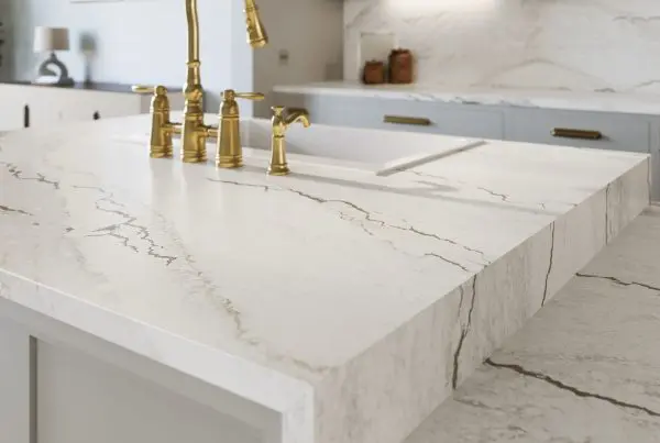 Cambria Inverness Blakeley Luxury Series Quartz found at French Creek Designs. Kitchen Inspiration