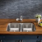 Shop Edge Grain Burmese Teak Wood Countertop at French Creek Designs, Countertop Store, Casper, WY