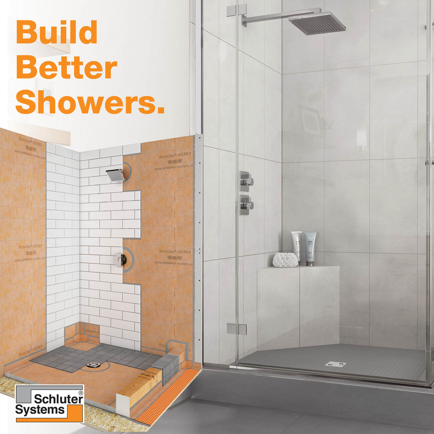 Schluter Tub/Shower-Systems