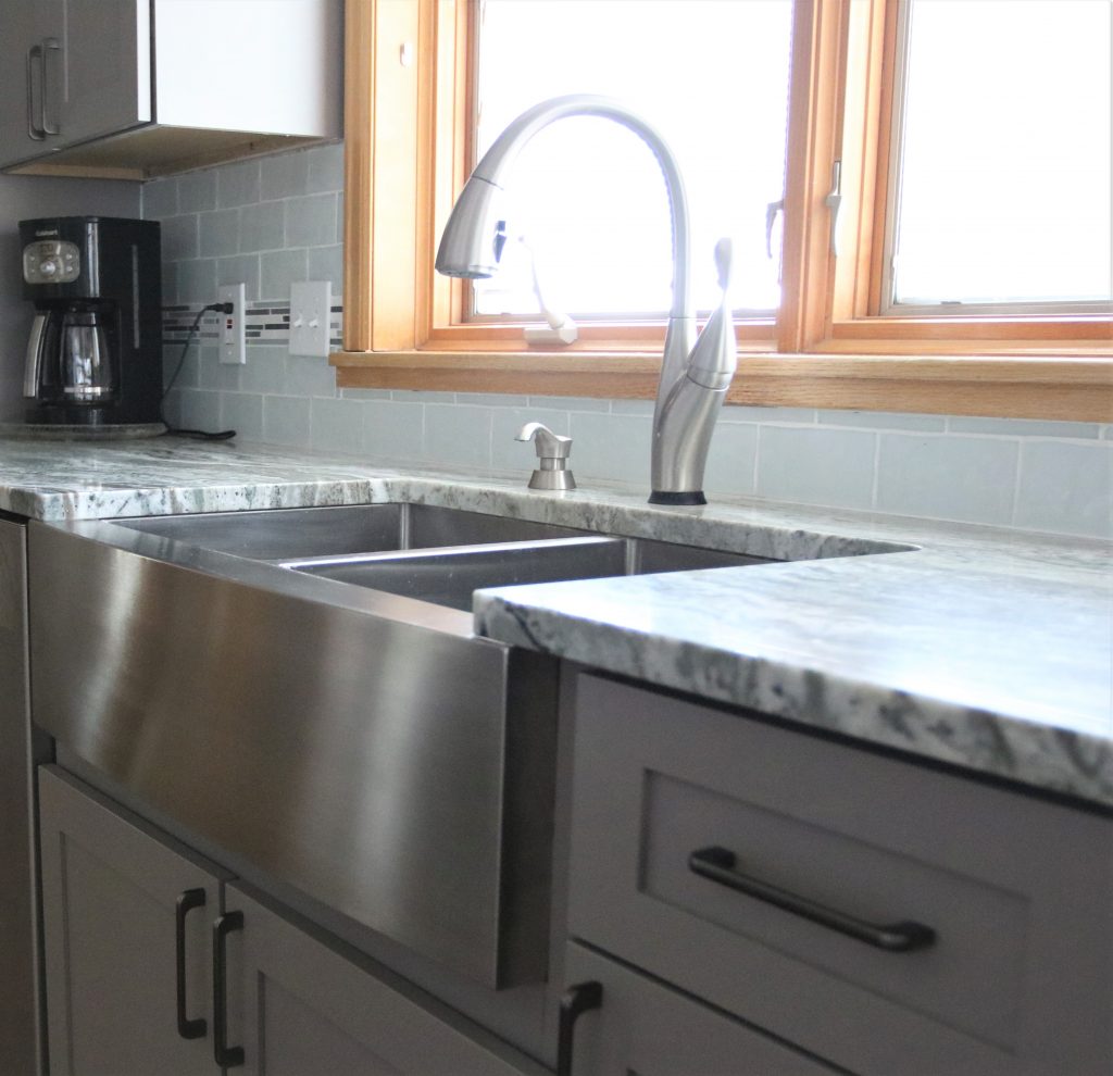 Shop Stainless Steel Kitchen Farmhouse Sink at French Creek Designs Showroom, Casper, WY