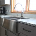 Shop Stainless Steel Kitchen Farmhouse Sink at French Creek Designs Showroom, Casper, WY