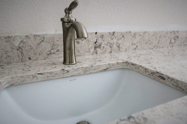 Client Bathroom Remodel 119 | vanity sink | quartz countertop
