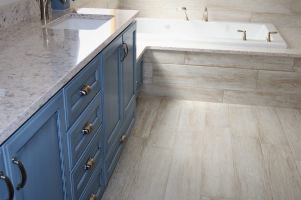 Client Bathroom Remodel 119 | barn wood look tile