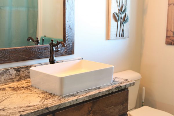 Client Bathroom Remodel 105 granite countertops