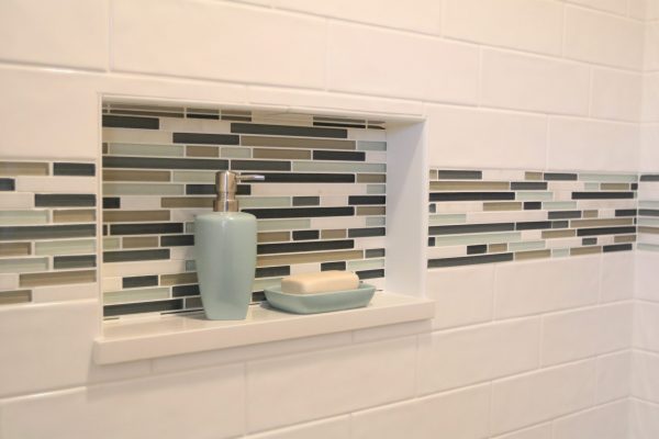 Client Bathroom Remodel 103 shower niche design