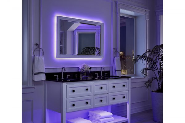 Shop LED Lights & Power Strips at French Creek Designs Bathroom Remodel Store in Casper, WY purple