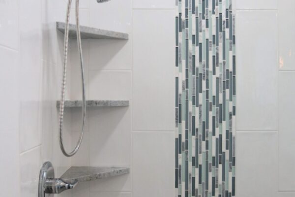 tiled shower walls