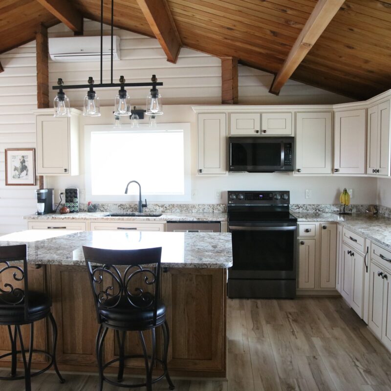 Duo Contrasting Cabinet Design