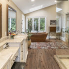 Shop luxury vinyl tile flooring at French Creek Designs in Casper, WY SEE LVT Bathroom Designs