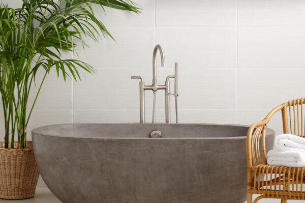 Buy Avalon Concrete Bathtubs Soaker Tubs at French Creek Designs, Bathroom Store, Casper, WY