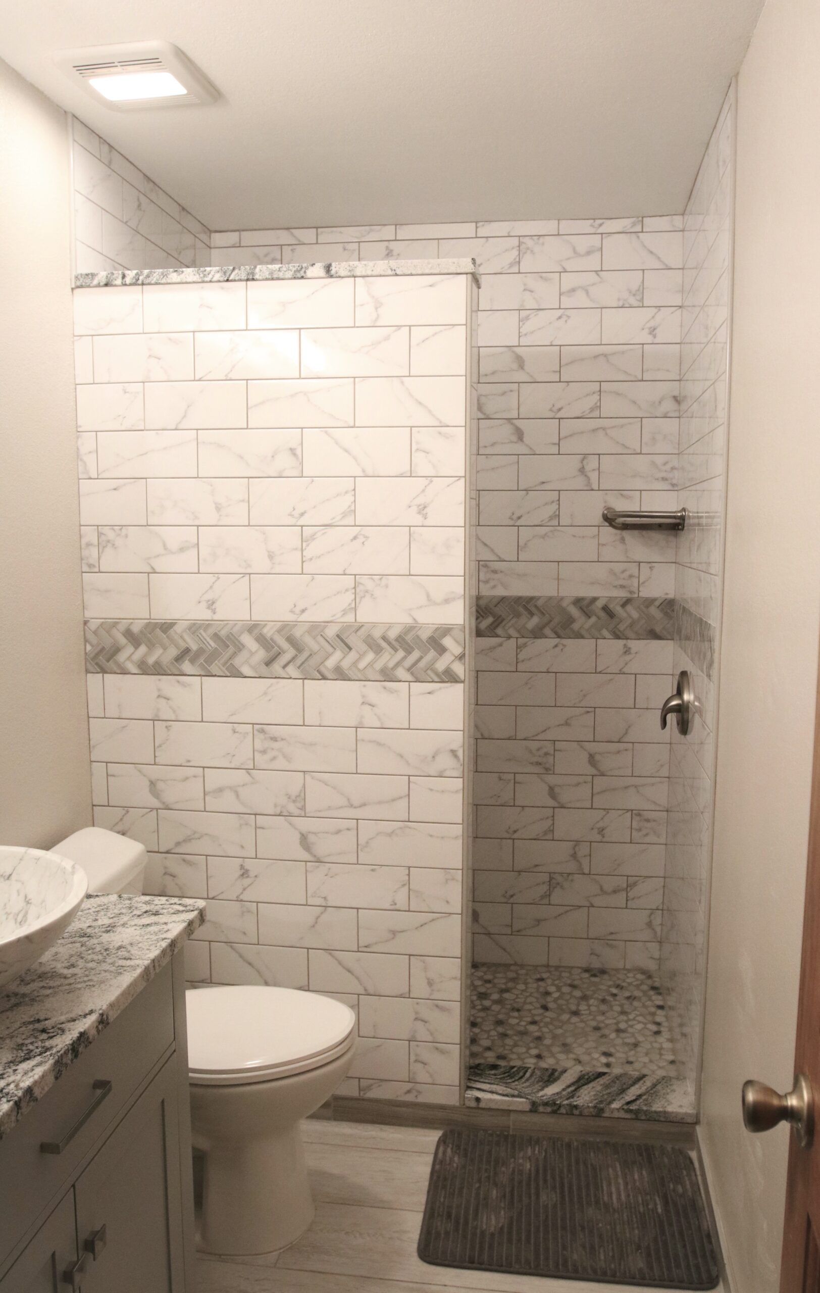 Soft White Grey Bathroom