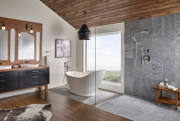 Shop various Shower Designs at French Creek Designs in Casper, Wy - Bathroom Remodel Store | Mix Marble Pebbles Available