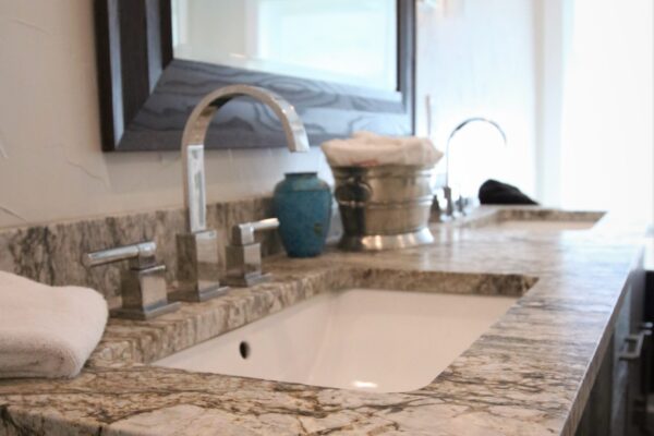 Client Bathroom Remodel 116 granite vanity top