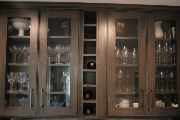 Client Kitchen Remodel 118 glass cabinet doors