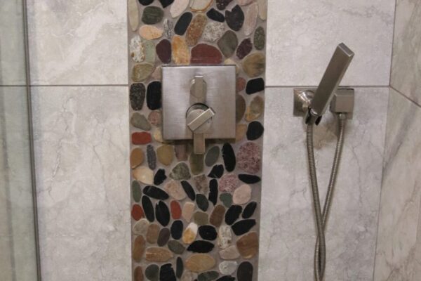 Client Bathroom Remodel 118 Shower Waterfall Tile Design
