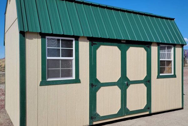 Buy Now: 10x16 Painted Lofted Barn Shed For Sale or Custom order Sheds at French Creek Design Shed Sales in Casper, WY