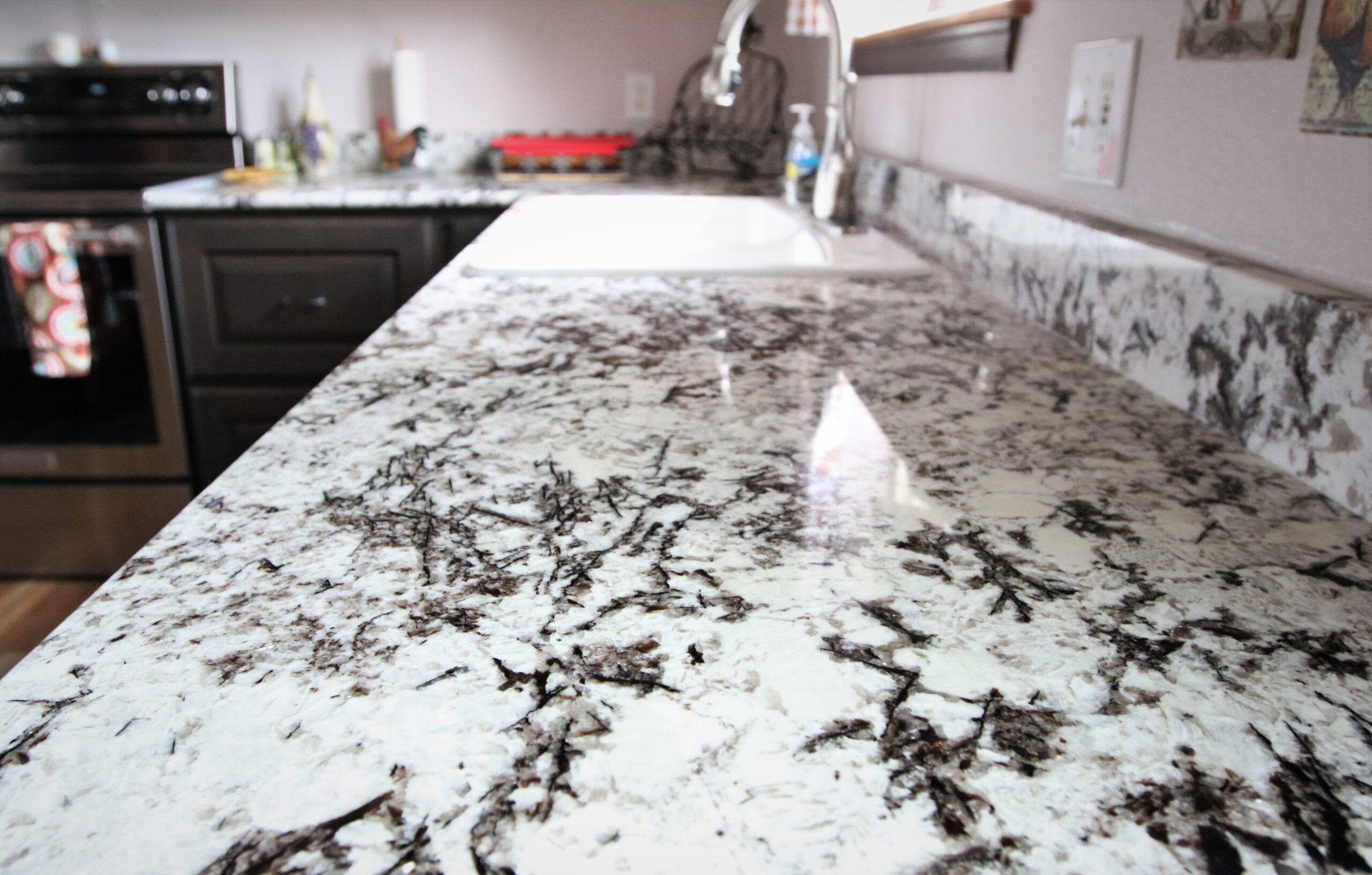 Persia Pearl Granite kitchen countertops Shop Granite Stone Countertops at French Creek Designs, Casper, WY