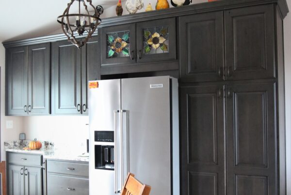 Client Kitchen Remodel 126 | Knotty Maple Cabinets | Persia Pearl Granite Countertops