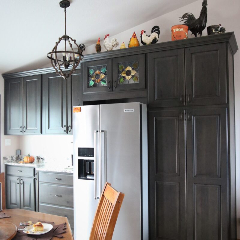 Client Kitchen Remodel 126 | Knotty Maple Cabinets | Persia Pearl Granite Countertops at French Creek Designs in Casper, WY