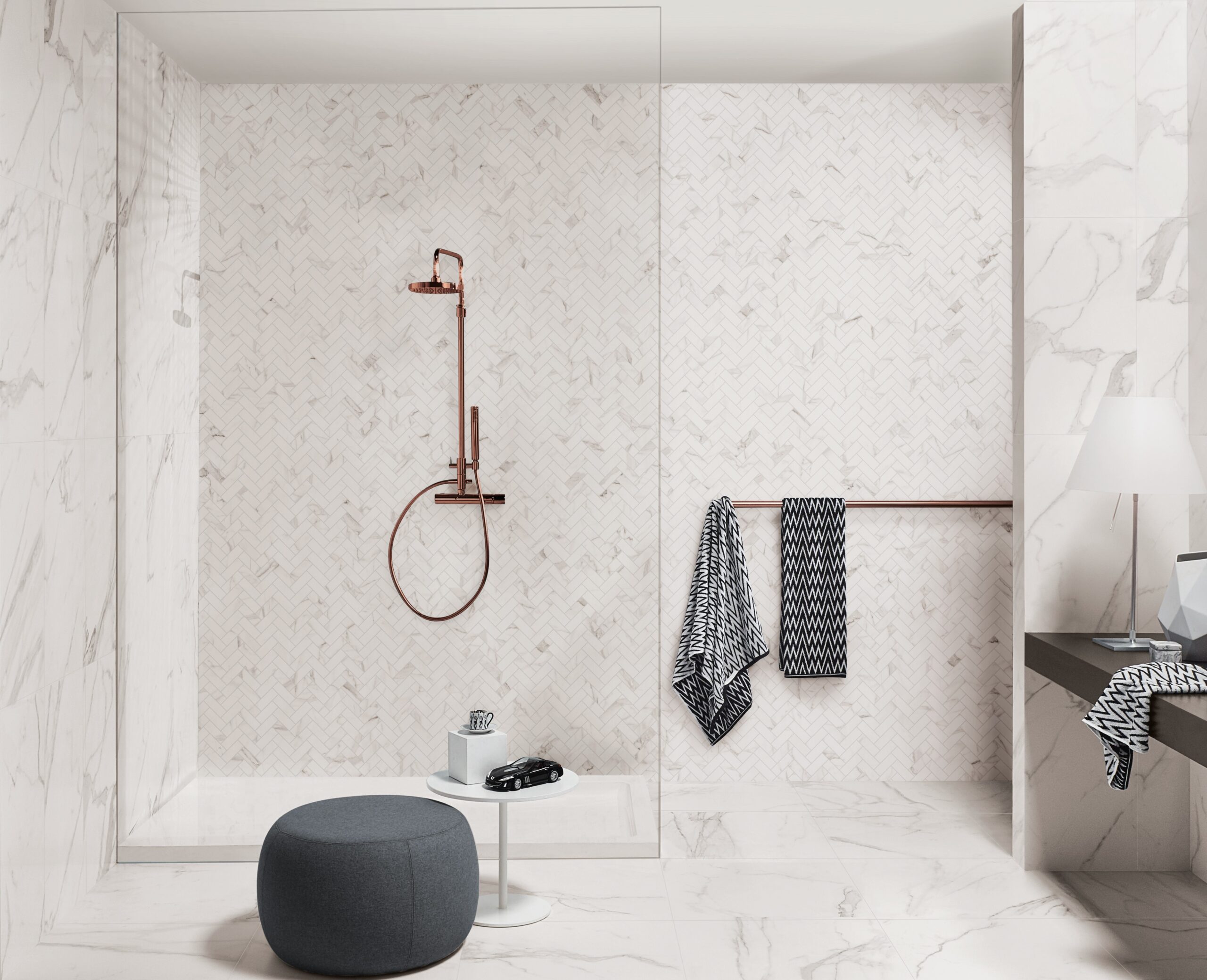 Shop Chevron Tile Accent at French Creek Designs in Casper, WY