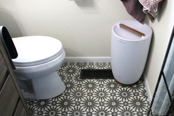 Client Bathroom Remodel 119 Small Masterbath Encaustic Tile Flooring
