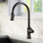 Shop Auburn Kitchen Faucet in Matte Black at French Creek Designs, Casper, WY