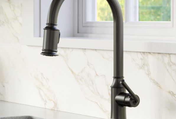 Shop Auburn Kitchen Faucet in Matte Black at French Creek Designs, Casper, WY