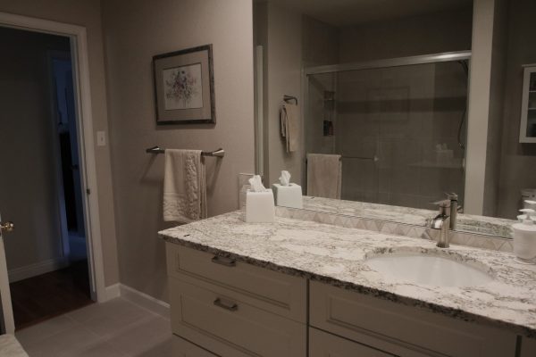 Client Bathroom Remodel 121 Tile Vanity Backsplash