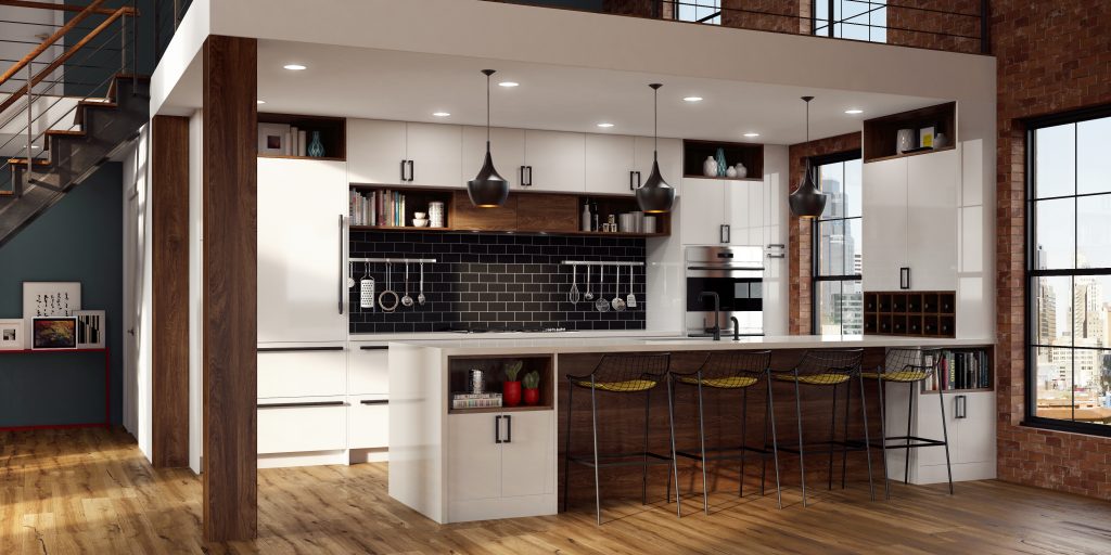 Purchase acrylic kitchen cabinets shop French Creek Designs Kitchen & Bath Store. Casper's best cabinet store.