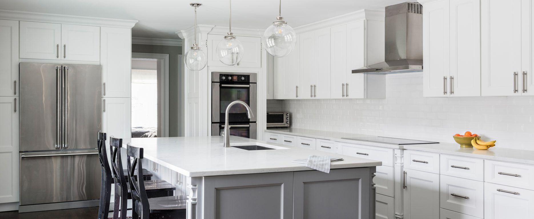 Shop Fabuwood Nexus Slate and Frost cabinets at French Creek Designs, Casper, WY