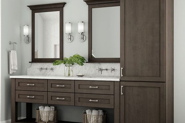 Bathroom Vanity Cabinets found at French Creek Designs | Woodland Cabinetry