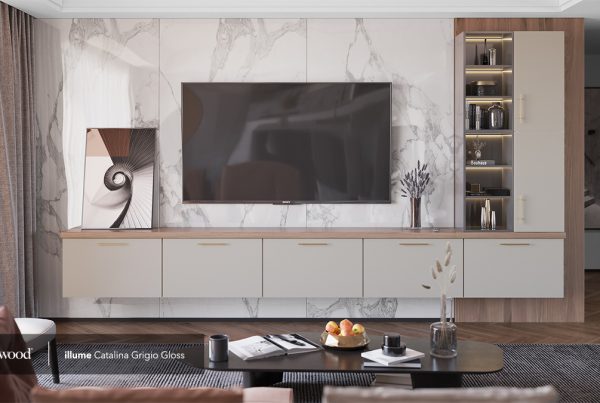 Shop entertainment wall cabinets by Fabuwood Catalina found at French Creek Designs, Casper, WY