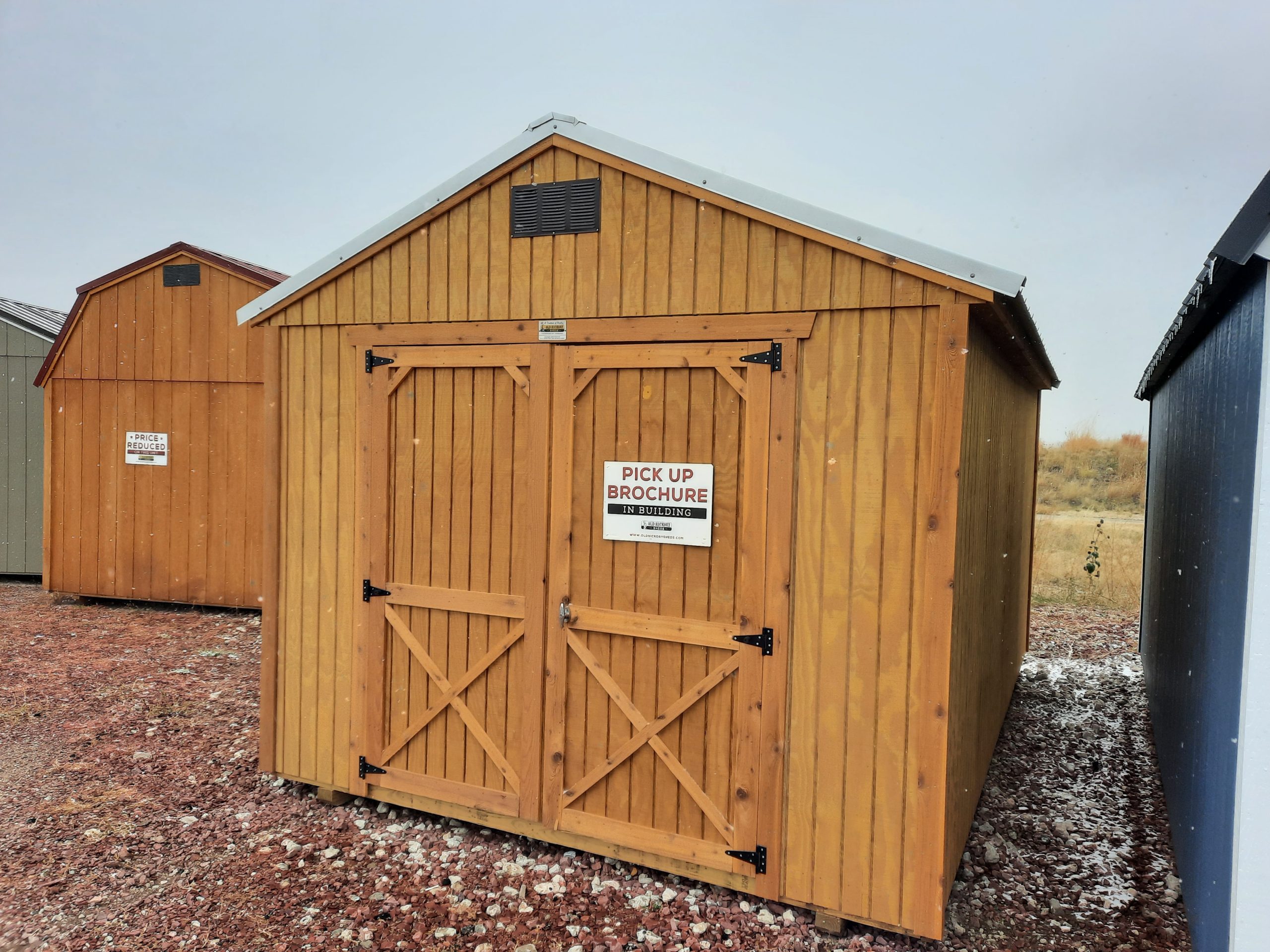 10×16 Utility Shed For Sale Stained