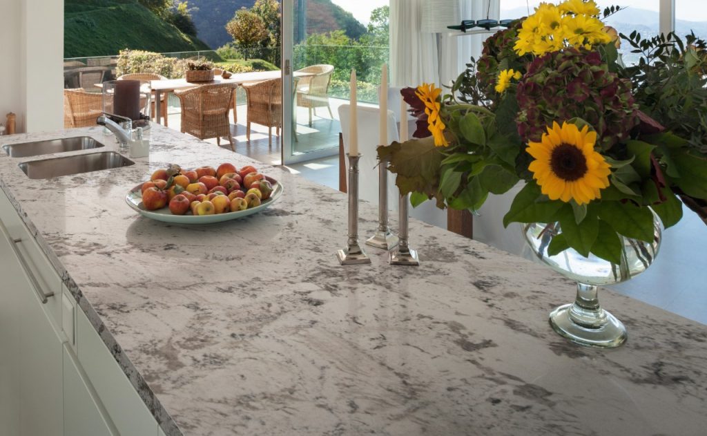 Shop Grey Nuevo Granite Countertops at French Creek Designs, Casper, WY