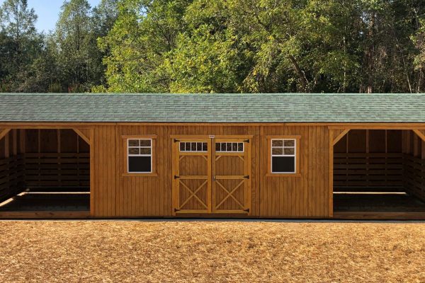 Animal shelters and tack rooms for Sale At French Creek Shed Sales in Casper, WY