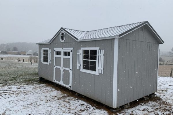 Gable Dormer Shed Sales at French Creek Designs Shed Sales in Casper, WY Find lot inventory or have one built to your specifications.