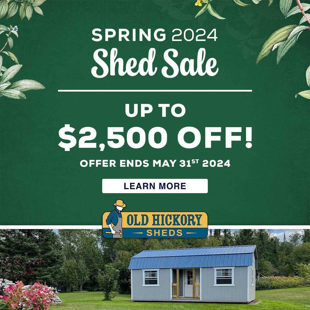 May Sheds Sales Event