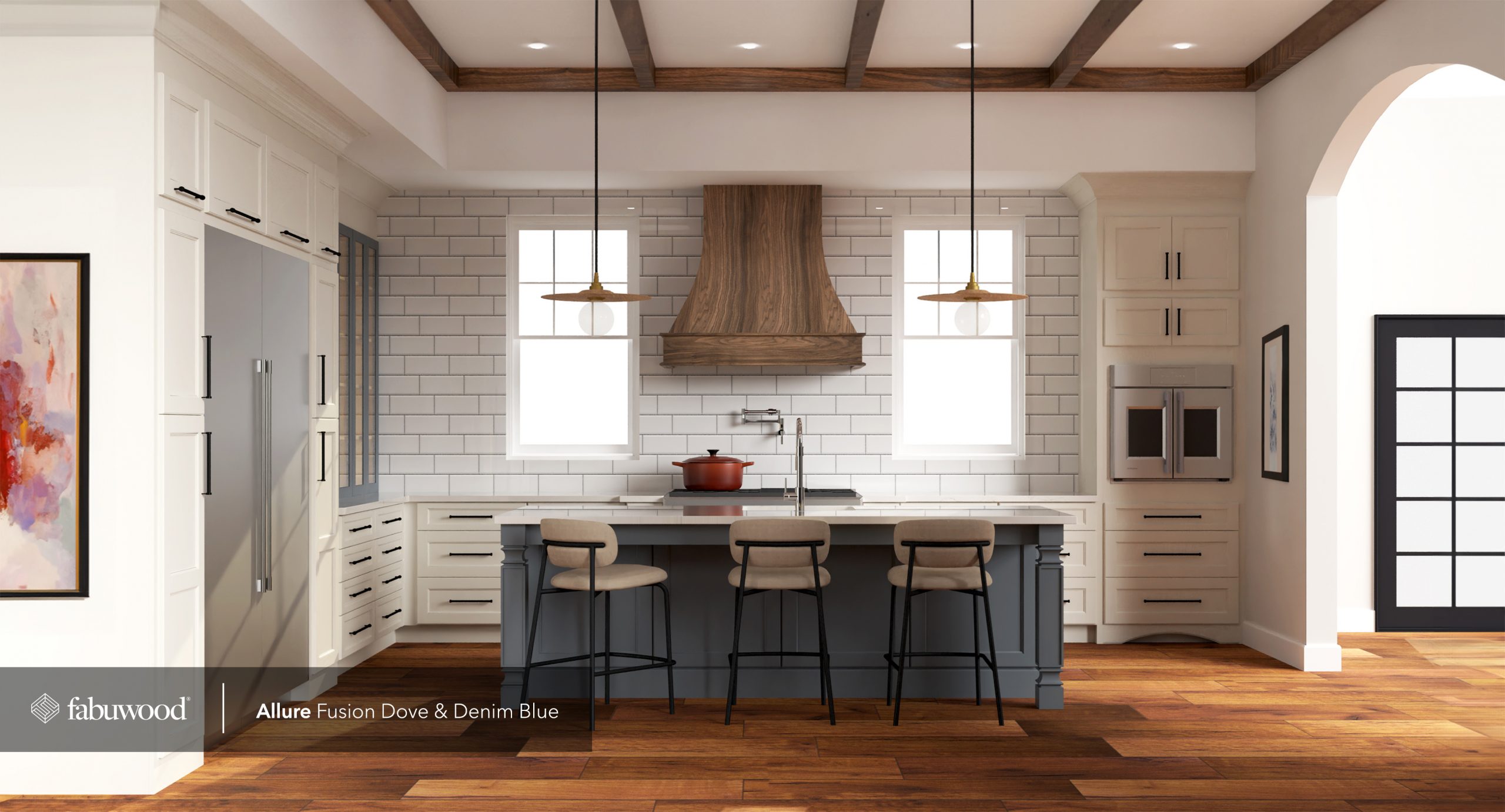 Cabinets on Sale, Walnut Range Hoods On Sale, Walnut Open Shelving On Sale at French Creek Designs in Casper, WY
