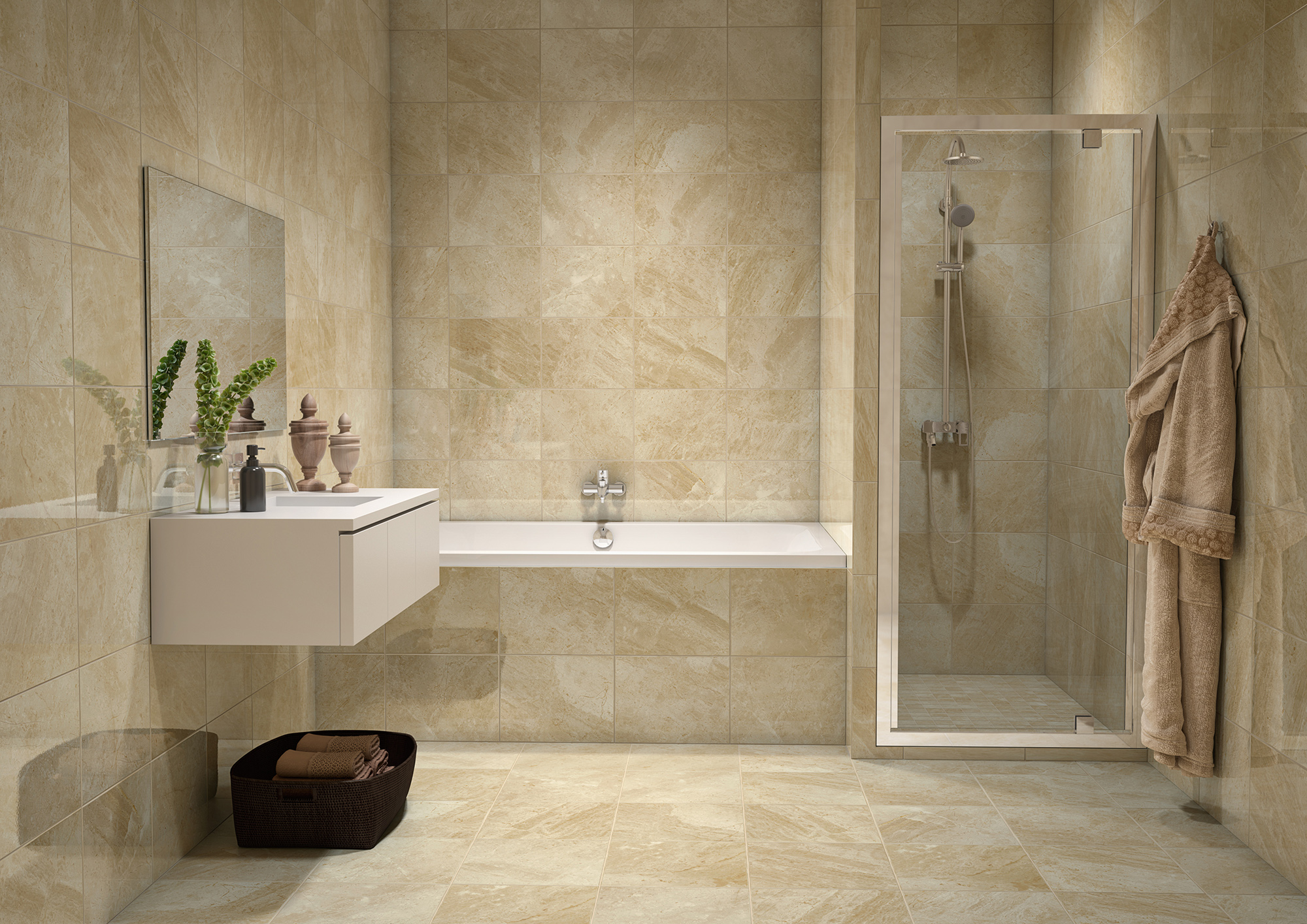 Shop Bakersfield Tile Collection at French Creek Designs in Casper, Wyoming | Wicker glazed porcelain tile