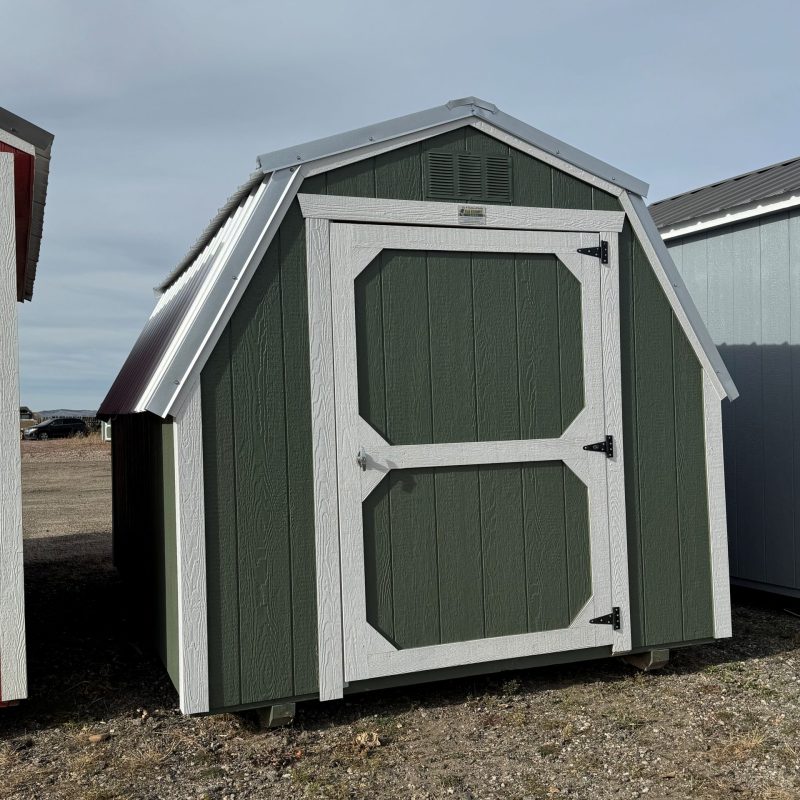 8x12 Rosemary Painted Barn Shed For Sale at French Creek Designs Shed Sales in Casper, Wyoming