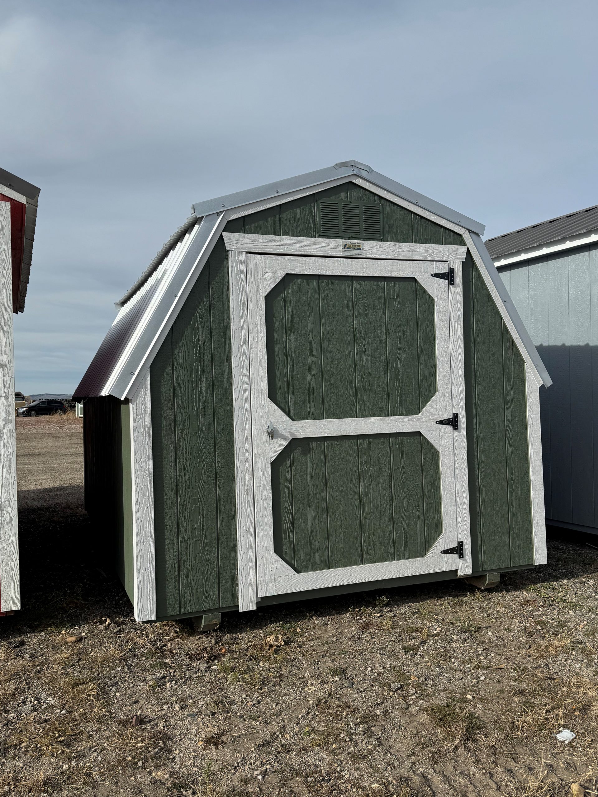 8×12 Rosemary Painted Barn Shed For Sale