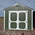 10×12 Rosemary Green Painted Utility Shed For Sale at French Creek Designs, Casper, Wyoming